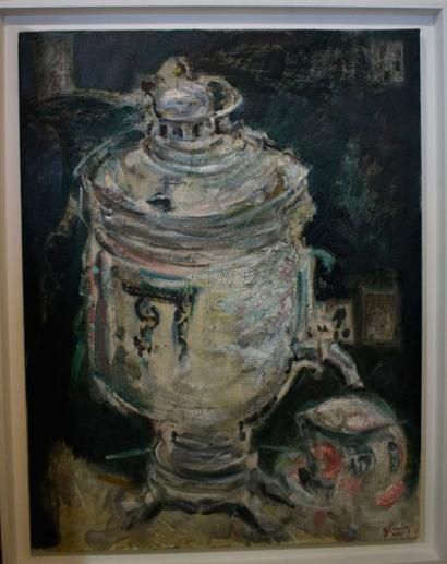 null GERODEZ Jean-Claude (né en 1946)

Le Samovar, 2010

Huile sur toile, signée...