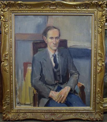 SICARD Pierre (1900-1981) 

Portrait d'homme...