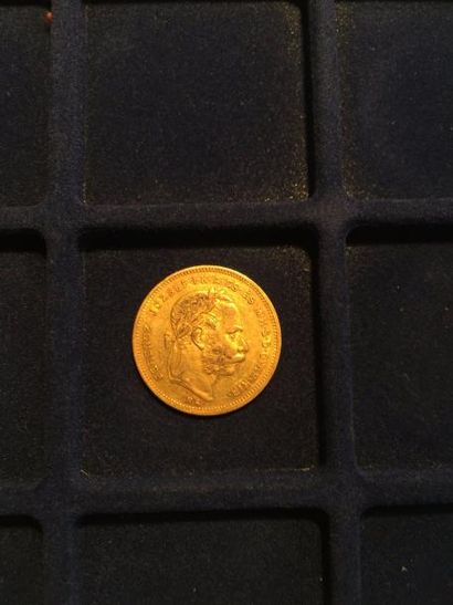 null 1 pièce en or de 20 francs / 8 florint Franz Joseph I (1877 KB)
TTB à SUP
Poids...