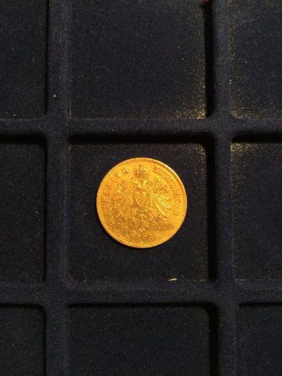 null 1 pièce en or de 8 florins / 20 francs François-Joseph I (1878)
TTB à SUP
Poids...