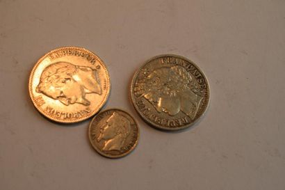 null [ Pièce en argent ] [ France ]

Ensemble de pièces en argent :

5 francs Cérès...