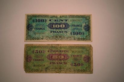 null [ Billet de banque ] [ France ] [ WW2 ]

Billet de banque de 100 francs " France...