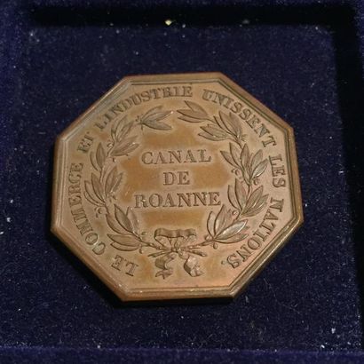 null [Loire] [Canal de Roanne]



Médaille octogonale en bronze. 

A l'avers : armes...