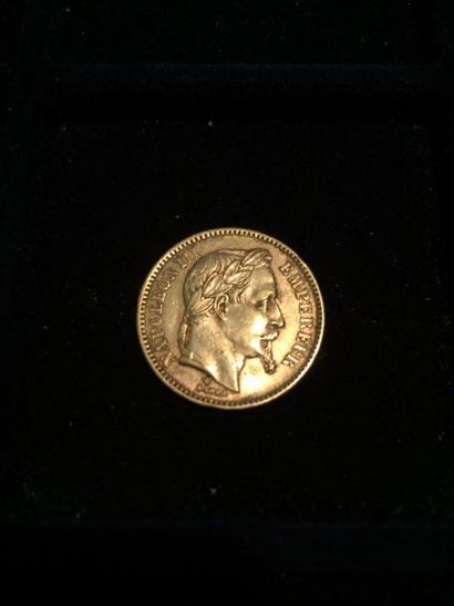 null FRANCE

1 pièce en or de 20 francs Napoléon III tête laurée (1862A) TB à TTB

Av/Profil...