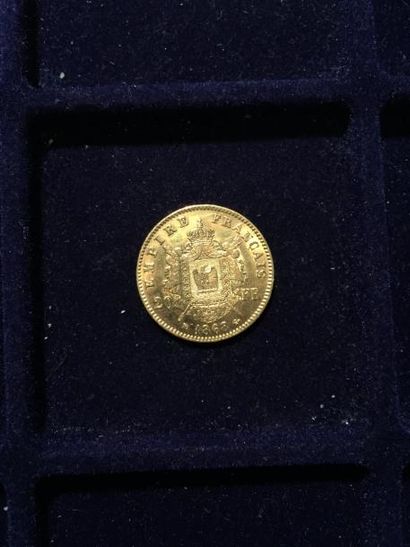 null 1 pièce en or de 20 Francs Napoléon "tête laurée" (BB 1868)

TTB à SUP 

Poids...