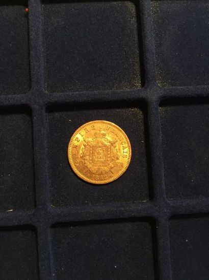 null 1 pièce en or de 20 francs Napoléon III "tête laurée" (1862A)

TTB

Poids :...