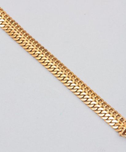null Bracelet en or jaune 18k (750).

L. : 18 cm. poids : 63,3 g