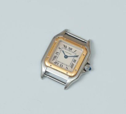 null CARTIER Panthère (vers 1980)

Boitier de montre bracelet carrée en or 18k (750)...