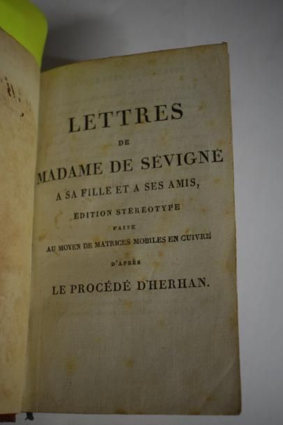 null Lettres de Madame de Sevigné à sa fille et à ses amis, 1812 (12 vol)