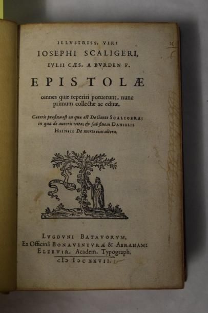 null [SCALIGERI Josephi] 

Epistolae, 1627, reliure postérieure

