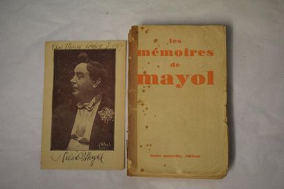 null [MAYOL Félix] 

Les mémoires de Mayol, Louis Querelle éditeur (livre en l'état)

Envoi...