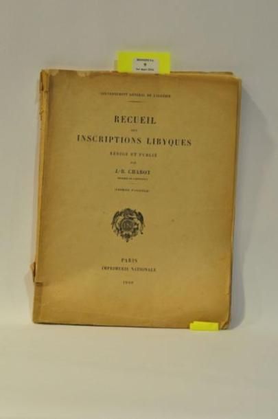 null CHABOT Jean-Baptiste [Rédigé et publié par]

Recueil des inscriptions libyques....