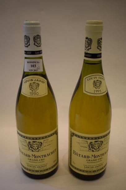 null 2 bouteilles BÂTARD-MONTRACHET, Louis Jadot (1 de 1990, 1 de 1995) 		


