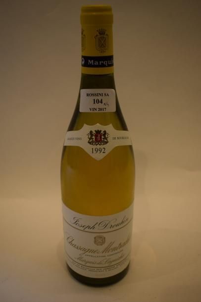 null 4	bouteilles 	CHASSAGNE-MONTRACHET 	"Marquis de Laguiche", 	Joseph Drouhin ...