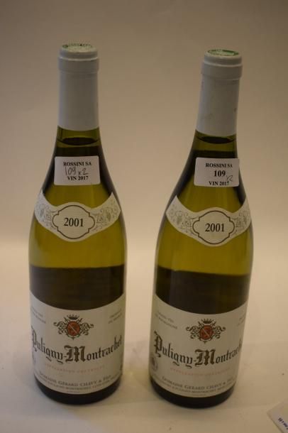 null 2 bouteilles PULIGNY-MONTRACHET 	Chavy 2001	

