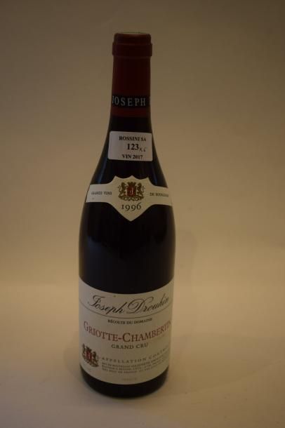 null 4 	bouteilles 	GRIOTTE-CHAMBERTIN, 		Joseph Drouhin 	1996	



