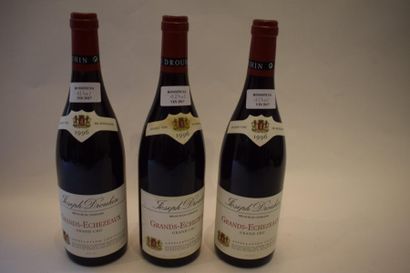 null 3 bouteilles GRANDS-ECHEZEAUX, Joseph Drouhin 1996	

