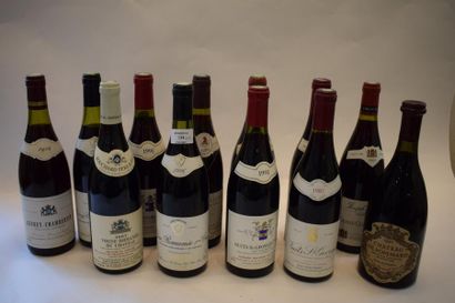 null Ensemble de 12 bouteilles 					

1 bouteille GEVREY-CHAMBERTIN "1er cru", Mommessin...