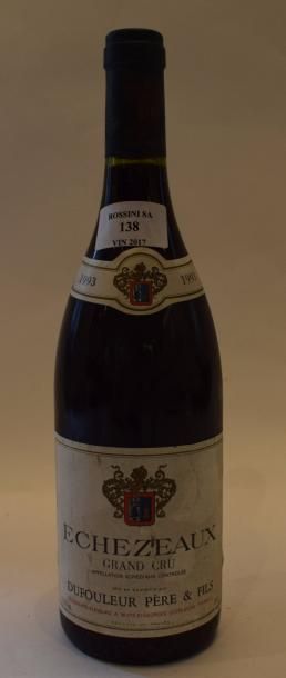 null 1 bouteille ECHEZEAUX, Dufouleur P&F	 1993	

