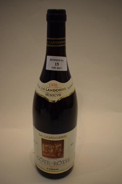 null 1 bouteille CÔTE-RÔTIE "La Landonne", Guigal 1998 (ea) 	



