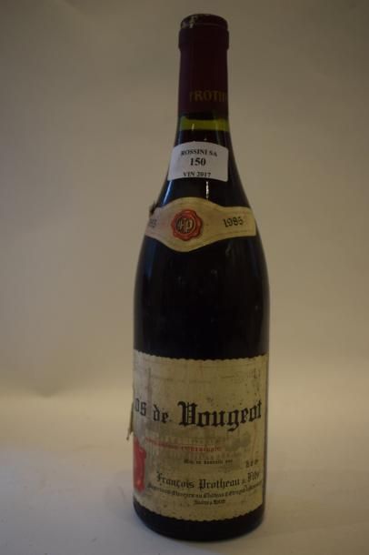 null 1 bouteille CLOS VOUGEOT, 	F Protheau 1985 (ea) 	

