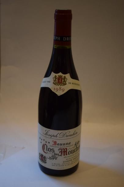 null 4 bouteilles CLOS DES MOUCHES, Joseph Drouhin 1989	


