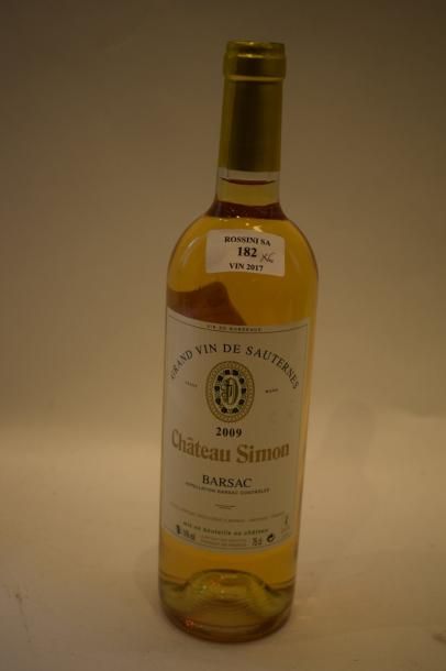 null 6 bouteilles CH. SIMON, Barsac 2009	

