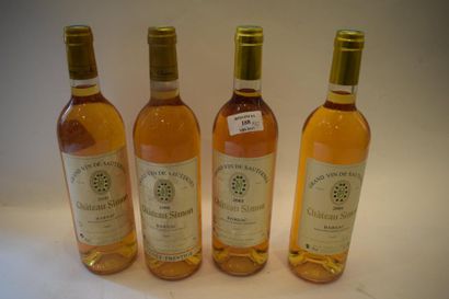 null 12 bouteilles CH. SIMON, Barsac (es; 3 de 1996;5 de 2000; 3 de 2003; 1 de 2...