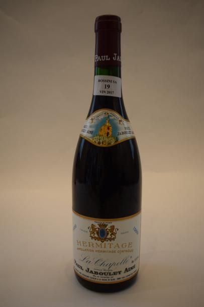 null 1 bouteille HERMITAGE "La Chapelle", 	Jaboulet 	1989	

