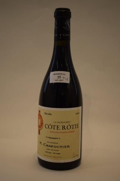 null 12 bouteilles CÔTE-RÔTIE "La Mordorée", Chapoutier 1995	

