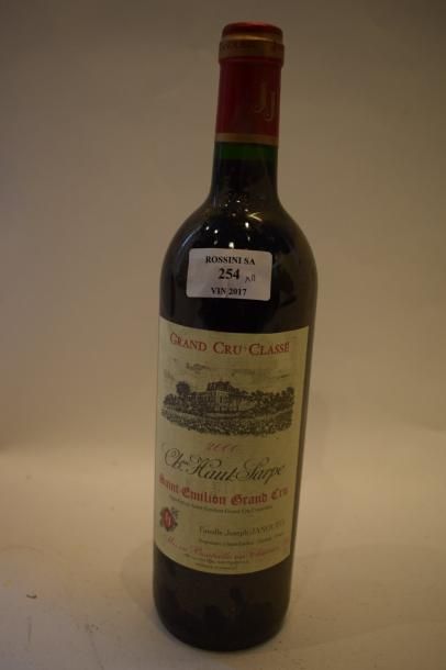 null 11 bouteilles CH. HAUT SARPE, St-Emilion 2000 (ela) 	

