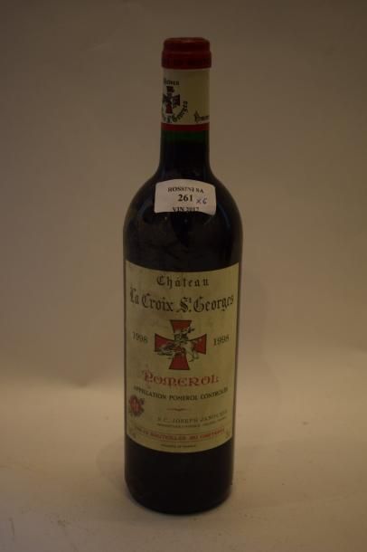 null 6 bouteilles CH. LA CROIX-ST-GEORGES, Pomerol 1998 (es) 	

