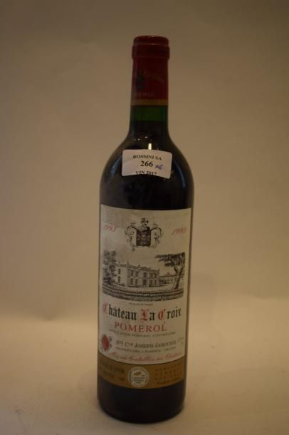 null 6 bouteilles CH. LA CROIX,Pomerol 1993 (els) 	

