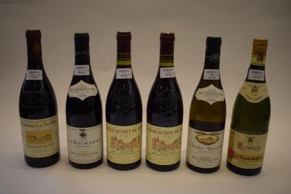 null Ensemble de 12 bouteilles 					

3 bouteilles CÔTE-RÔTIE Chapoutier 1995		

1...