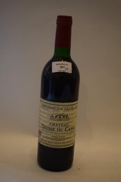 null 9 bouteilles CH. ORISSE DU CASSE, St-Emilion 1985	

