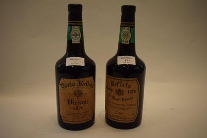 null 2 bouteilles PORTO "reflets du haut-douro", Casa del Porto 1970	

