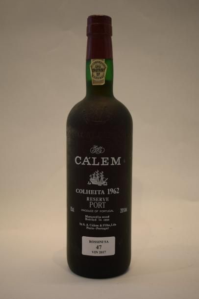 null 1 bouteille PORTO 	"Colheita", Calem 1962	


