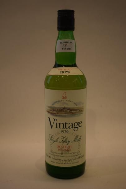 null 1 bouteille SCOTCH WHISKY "Single Islay Malt",	The Vintage Malt Whisky 1979...
