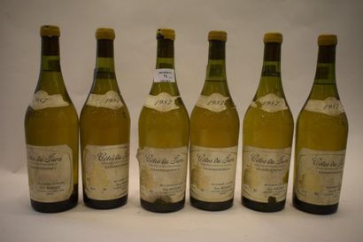 null 6 bouteilles CÔTES DU JURA "Chardonnay", G. Boudet 1987 (ea) 	

