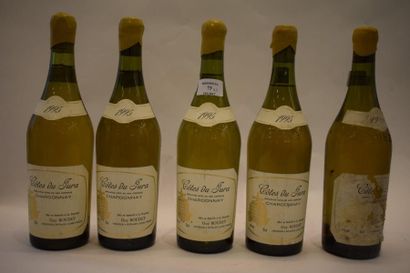 null 4 bouteilles CÔTES DU JURA "Chardonnay", G. Boudet 1995 (on joint une de 19...