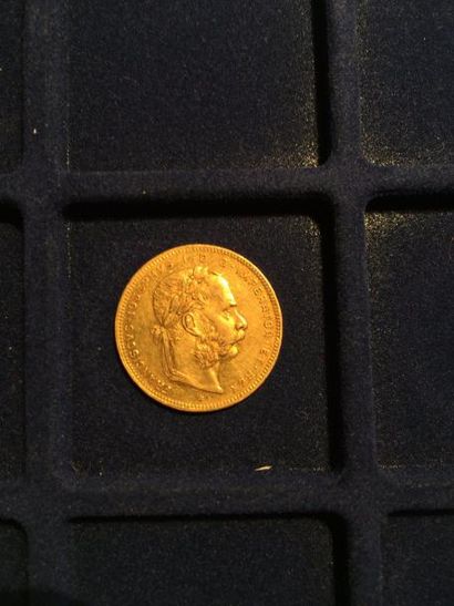 null 1 pièce en or de 8 florins / 20 francs François-Joseph I (1878)

TTB à SUP 

Poids...
