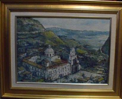 null GUTIERREZ Ernesto (1873-1934) 

A Scienda 

Huile sur toile signée en bas à...