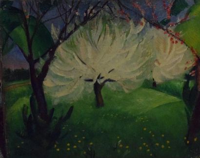 null HEUZE Edmond (1884-1967) 

Le printemps 

Huile sur toile signée en bas à gauche...