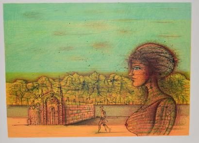 null CARZOU Jean (1907-2000)

L'inconnue du rivage, 1991

Lithographie, signée et...