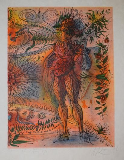 null CARZOU Jean (1907-2000)

L'arlequin musicien, 1976

Lithographie (infime déchirure),...