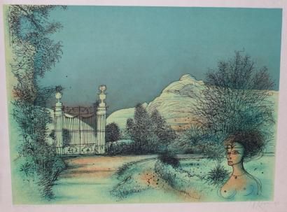 null CARZOU Jean (1907-2000)

Le portail romantique, 1981

Lithographie (marques...