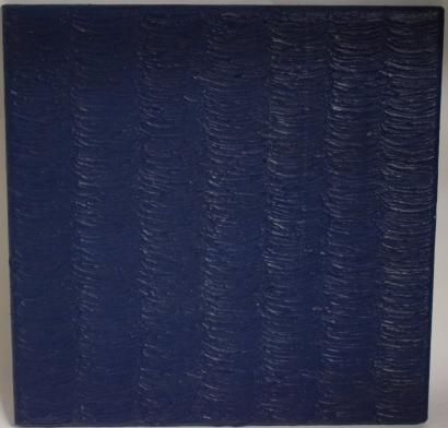 null DINGWALL Kenneth 

Eonbrugh bleu ,1977 

huile sur toile 

31 x 31 cm