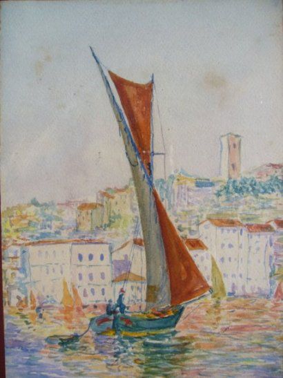null ECOLE MODERNE, début du XXème siècle

Voiliers dans le port

aquarelle signée...