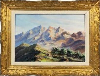 null ELLIOT A. (XIXème siècle)

Paysage de montagne 

Huile sur isorel signée

37.5...