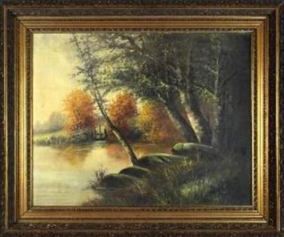 null GALLINA Eugène 

Paysage D'étang

Huile sur toile signée 

73 x 60 cm 